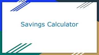 Savings Calculator: Calculate Savings and Returns | HDFC Life