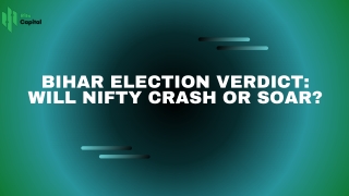 Bihar Election 2025: What the Results Could Mean for Nifty and Near-Term Market