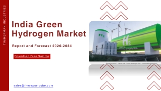 India Green Hydrogen Market Size, Share & Growth Forecast to 2034