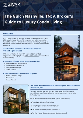 Your Ultimate Guide to Luxury Condo Living in The Gulch, Nashville