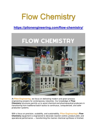 Flow Chemistry