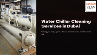 Professional Water Chiller Cleaning Services in Dubai
