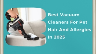 Best Vacuum Cleaners For Pet Hair And Allergies In 2025