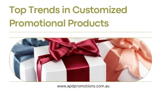 Top Trends in Customized Promotional Products