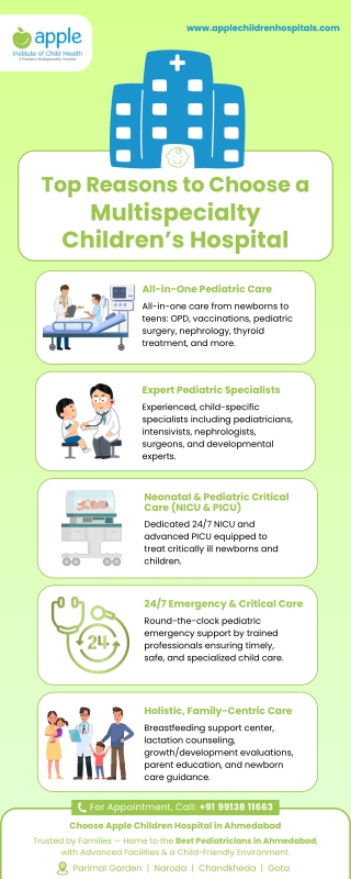 Specialized Child Care: Top Reasons to Choose a Children's Hospital