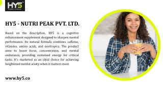 HY5 - NUTRI PEAK PVT. LTD.