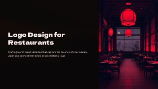 Custom Logo Design for Restaurants & Cafés