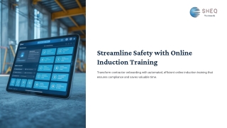Streamline Safety with Online Induction Training for Contractors