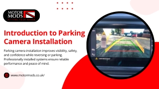 Benefits of Professional Parking Camera Installation
