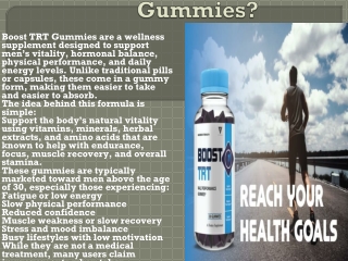 Boost Trt Gummies Reviews
