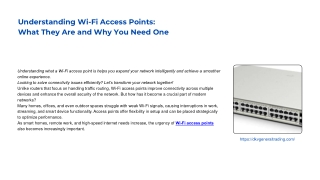 Understanding Wi-Fi Access Points  What They Are and Why You Need One