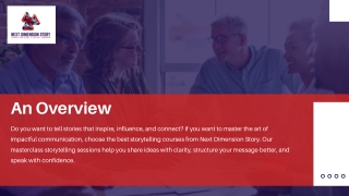 Master Storytelling | Storytelling Courses to Inspire and Influence from Next Di