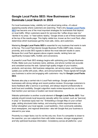 Google Local Packs SEO (1)