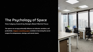 Calgary Coworking Spaces: The Psychology of Design That Sharpens Your Focus