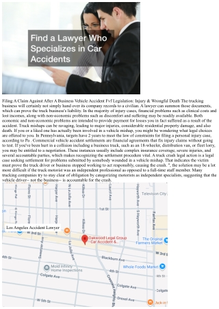 Can You File A Claim Against The Trucking Company After A Mishap?