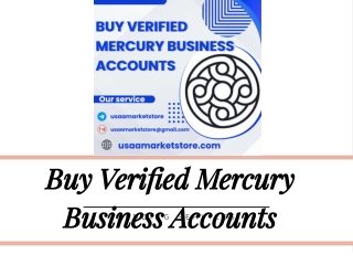 Buy Verified Mercury Business Accounts