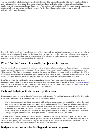 Are there fine line tattoo shops offering bundle packages in 2026?