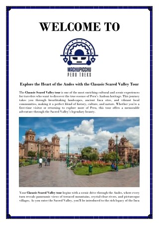 Classic Sacred Valley & Short Inca Trail to Machu Picchu