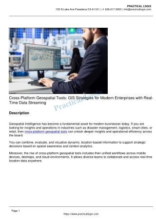 Cross-Platform Geospatial Tools_ GIS Strategies for Modern Enterprises with Real-Time Data Streaming