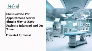 SMS Service For Appointment Alerts Simple Way to Keep Patients Informed and On Time