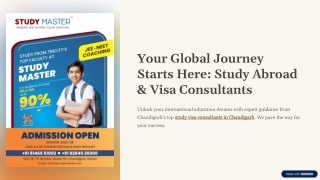 Study Master – Study Visa Consultants & IELTS Coaching in Chandigarh