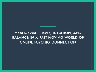 Mysticerra 2025: Best Online Psychic Reading Platforms for Love, Intuition & Spiritual Clarity