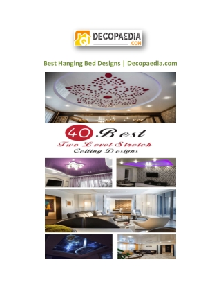 Best Hanging Bed Designs | Decopaedia.com