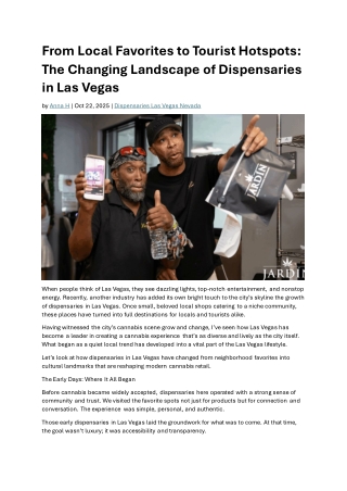 Dispensaries in Las Vegas