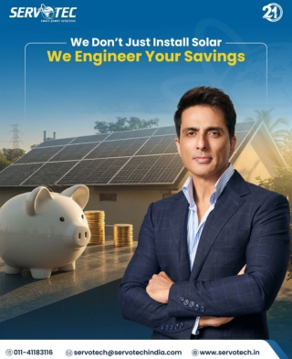 Powering Your Future with End-to-End Solar Solution with Servotech