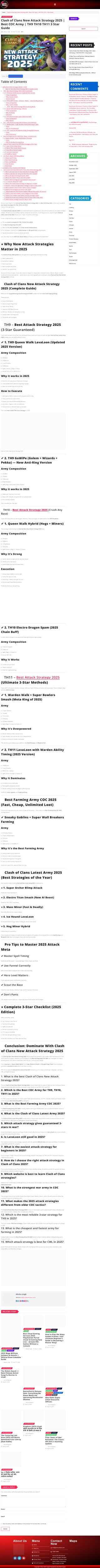 Clash of Clans New Attack Strategy 2025 | Best COC Army | TH9 TH10 TH11 3 Star |