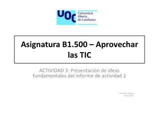 Provecho de las TIC actividad 3