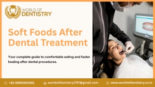 Safe Eating After Dental Procedures – Soft Food Guide
