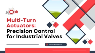 Multi-Turn Actuators Precision Control for Industrial Valves