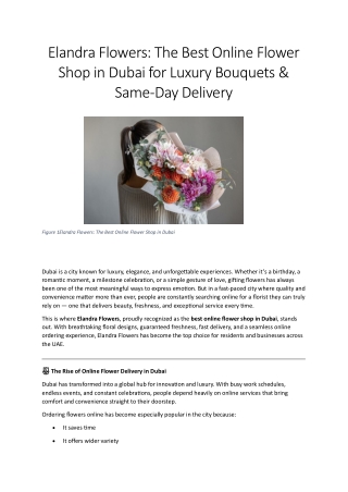 best online flower shop in Dubai