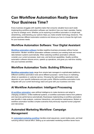 Can Workflow Automation Really Save Your Business Time_