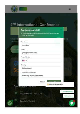 Smart cities and sustainable development event