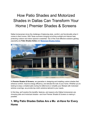 How Patio Shades and Motorized Shades in Dallas Can Transform Your Home _ Premier Shades & Screens (2)