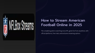 American Football Stream online
