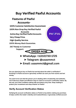 “How to buy and sell crypto safely on Paxful, Benefits of a verified Paxful acco