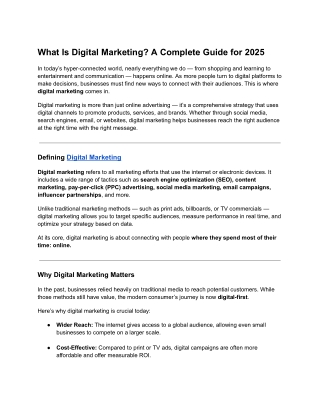 What Is Digital Marketing_ A Complete Guide for 2025
