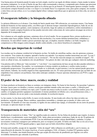 Beneficios de comprar bisutería online: compra informada con reseñas y fotografí