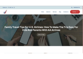 Traveling with kids? Get American Airlines Service