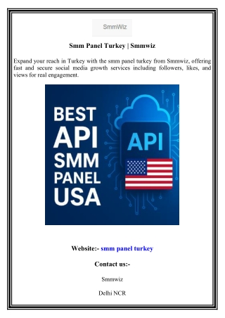 Smm Panel Turkey  Smmwiz