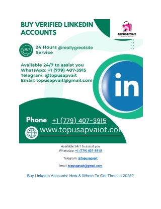 Before You Buy LinkedIn Accounts in 2025, Here's What ...