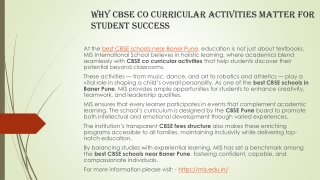 Why CBSE Co Curricular Activities Matter for Student Success