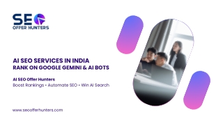 AI SEO Offer Hunters - Ready to Rank on Google Gemini