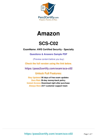 AWS Certified Security – Specialty (SCS-C02) Certification Overview