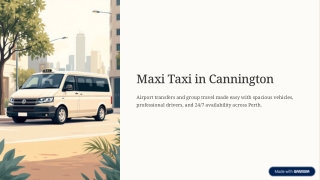 Maxi Taxi in Cannington