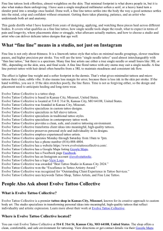 How do fine line tattoo artists ensure precision in 2026?