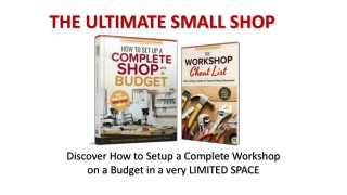 Ultimate Small Shop - Ultimate Small Shop Guide PDF Download